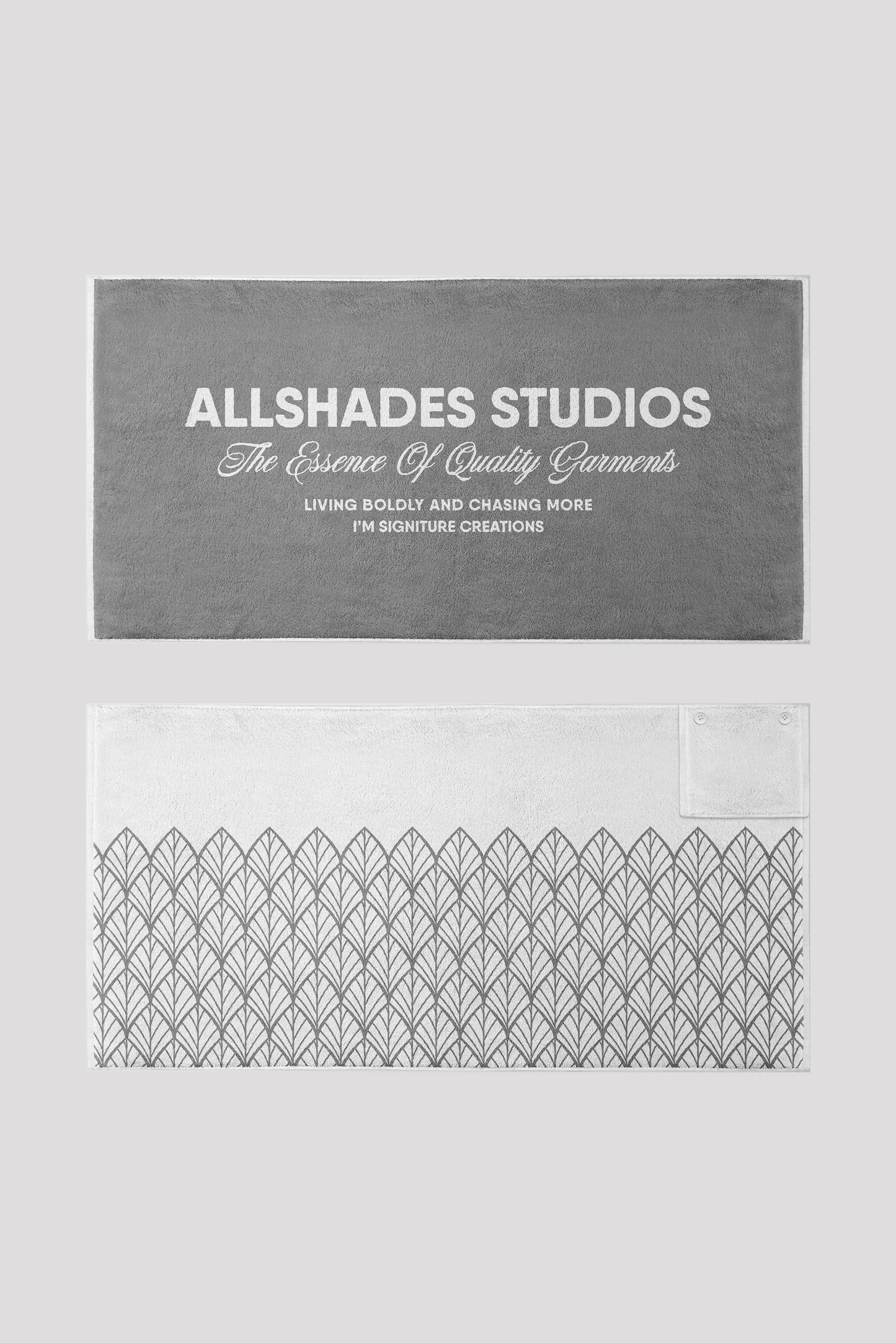 Grey Micro Fiber Towel