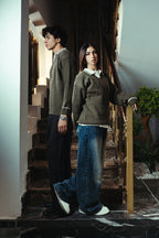 Ebony Olive Knitted Polo