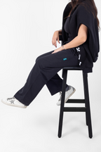 [unisex] Patched Straight Leg Sweatpants