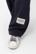 [unisex] Patched Straight Leg Sweatpants