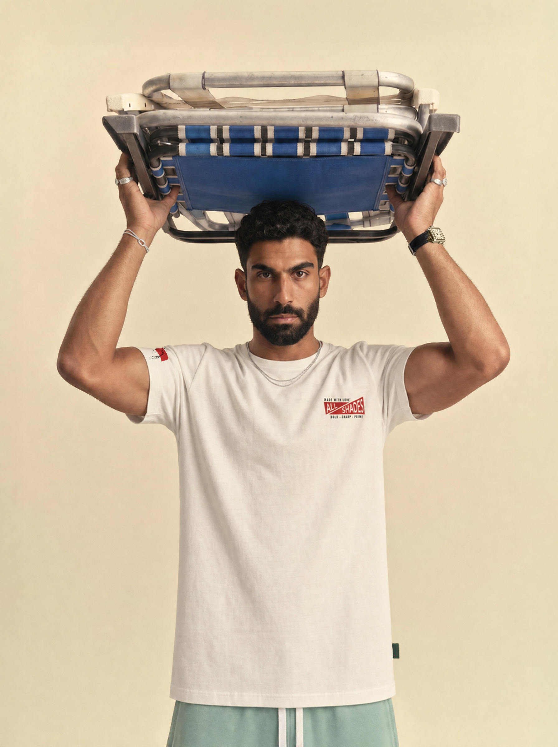 [men] Ripples & Fins Tee