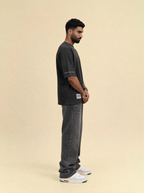 [men] Black Basic Tee
