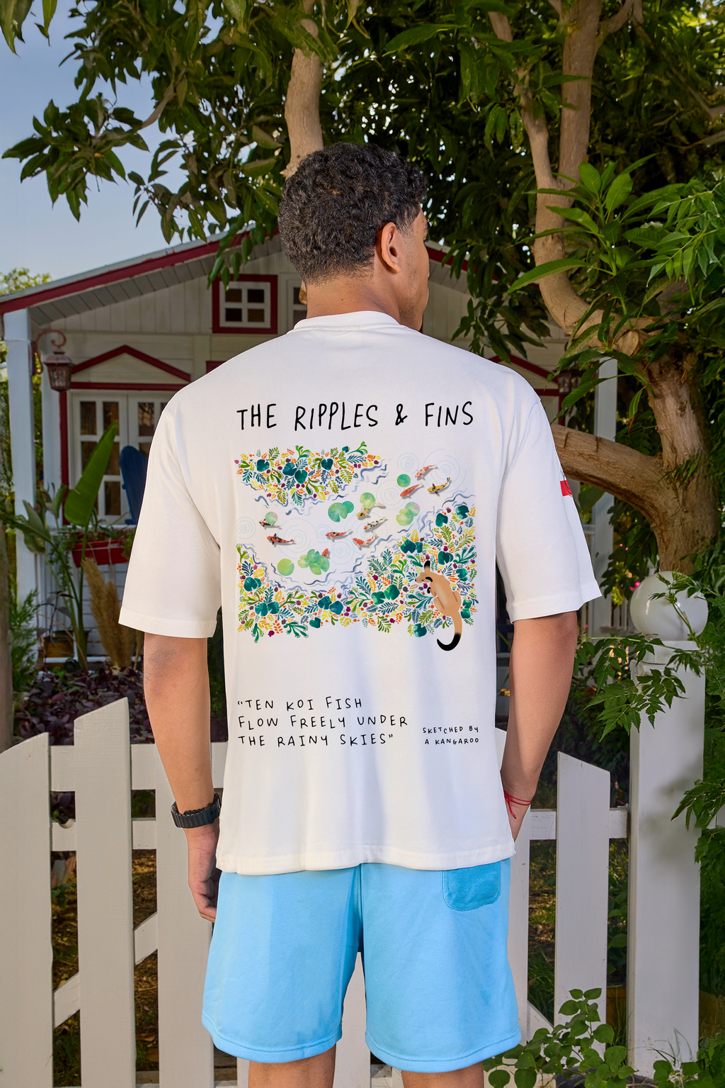 [unisex] Ripples & Fins Tee