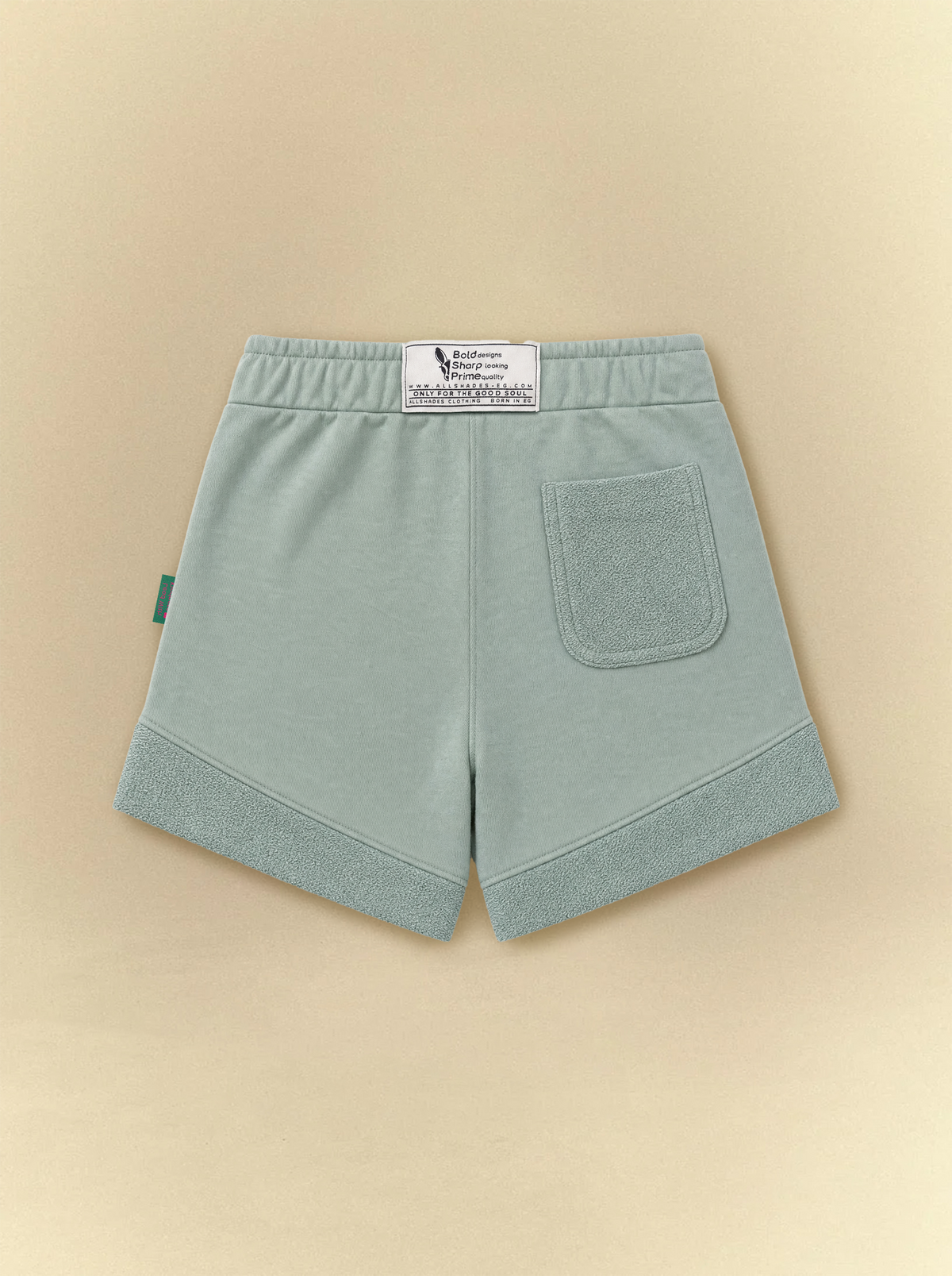 [unisex] Kid's Front Textured Sweat Shorts