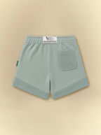 [unisex] Kid's Front Textured Sweat Shorts