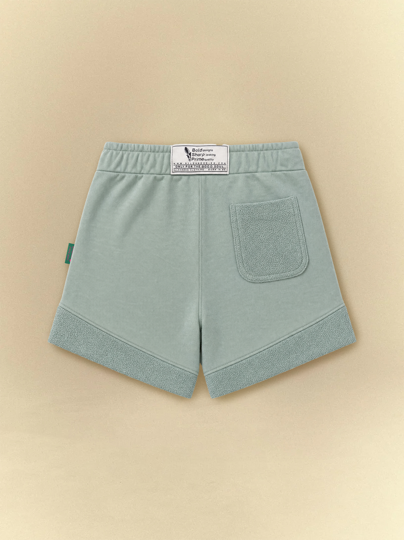 Kid's Front Textured Sweat Shorts