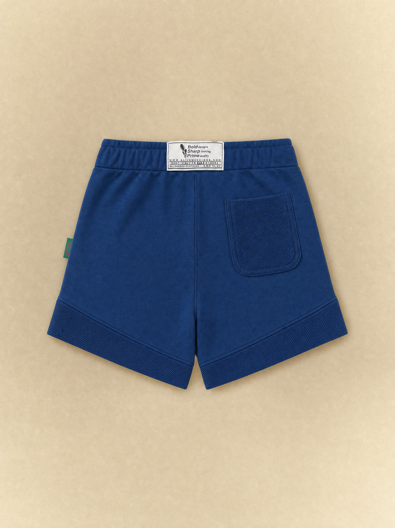 Kid's Front Textured Sweat Shorts