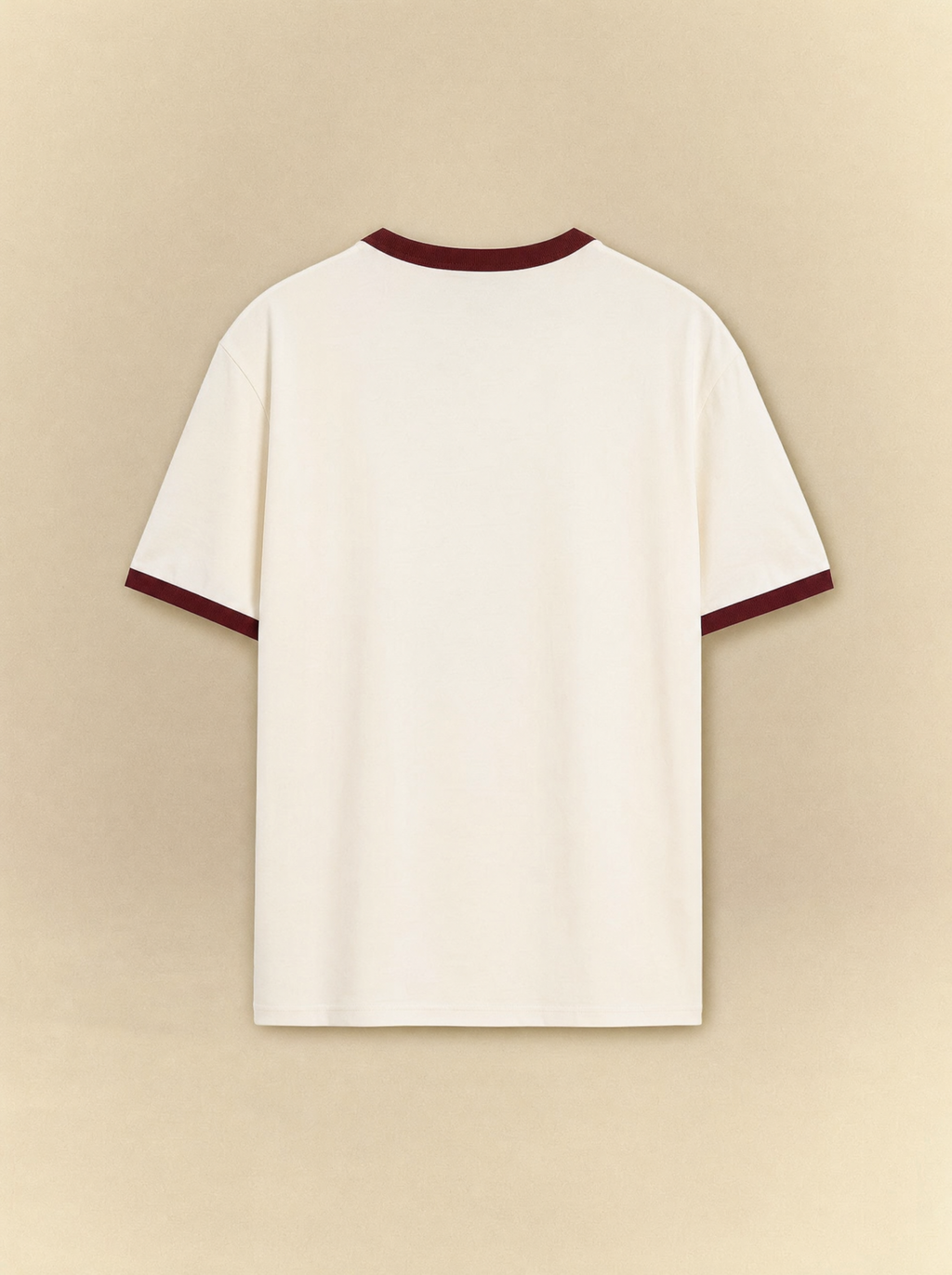 [unisex] Off-White x Deep Red Ringer Tee