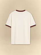 [unisex] Off-White x Deep Red Ringer Tee