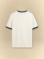[unisex] Off-White x Deep Blue Ringer Tee
