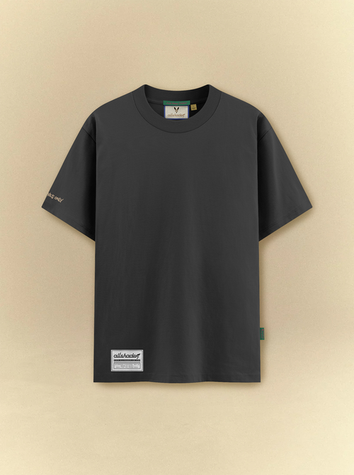 [unisex] Black Basic Tee