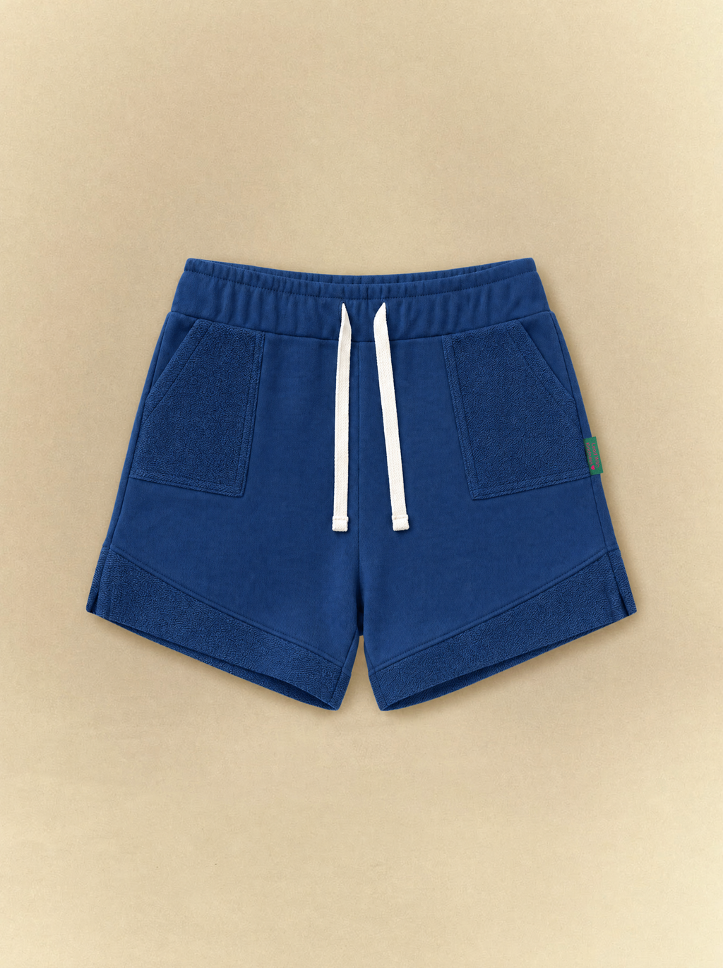 [unisex] Kid's Front Textured Sweat Shorts