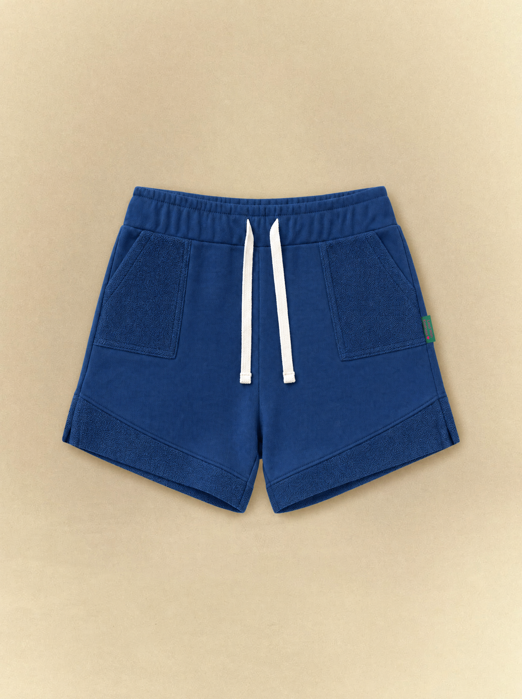[unisex] Kid's Front Textured Sweat Shorts