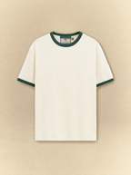 [unisex] Off-White x Deep Green Ringer Tee