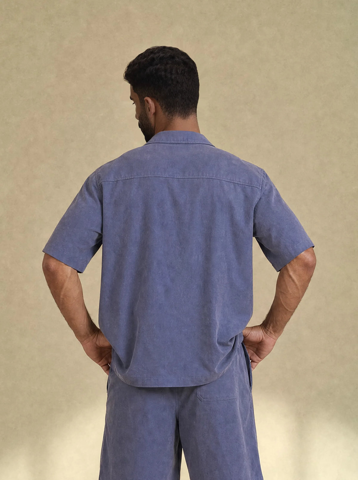 [men] Brushed Linen Shirt