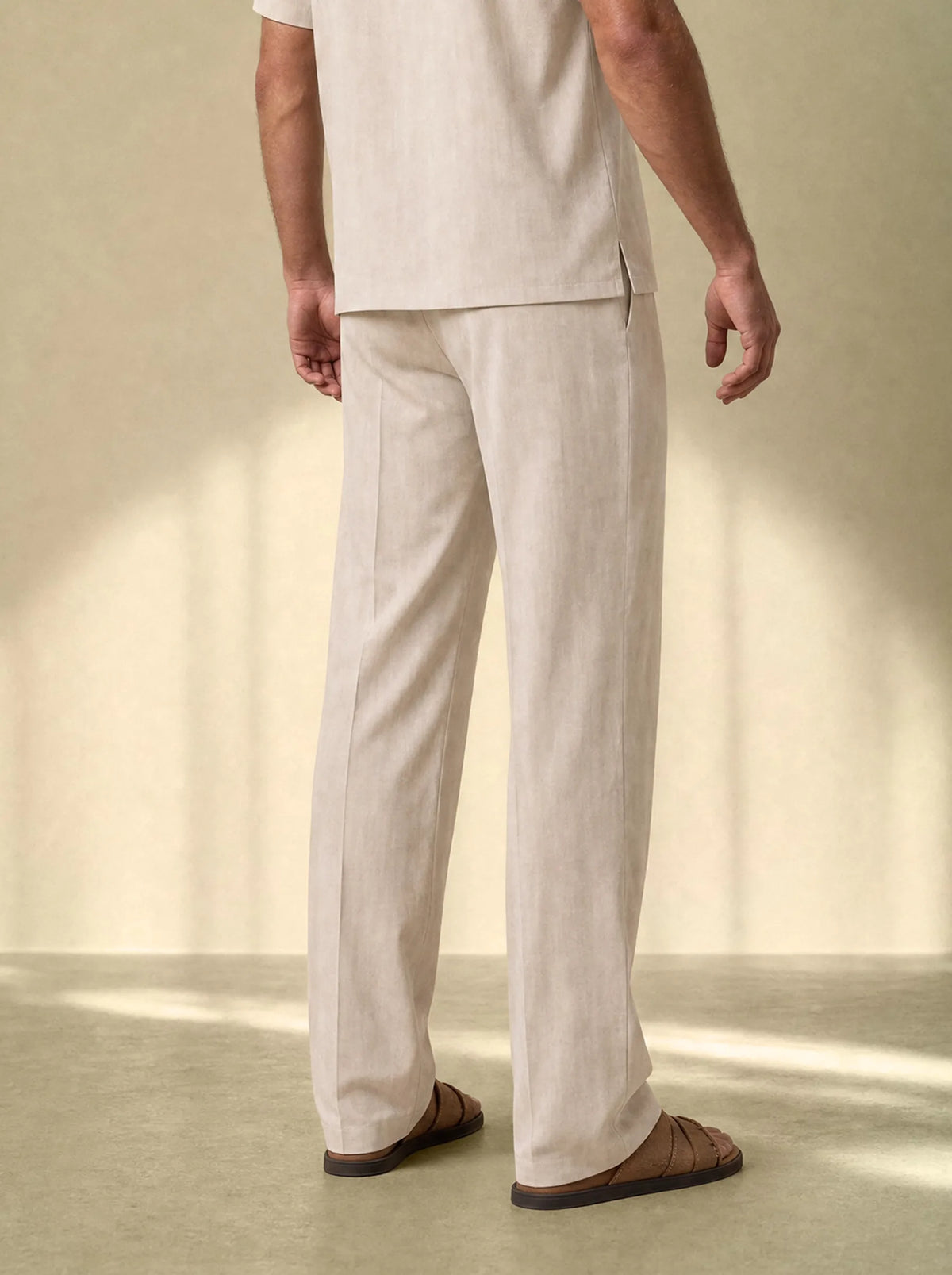 [men] Brushed Linen Tailor Pants