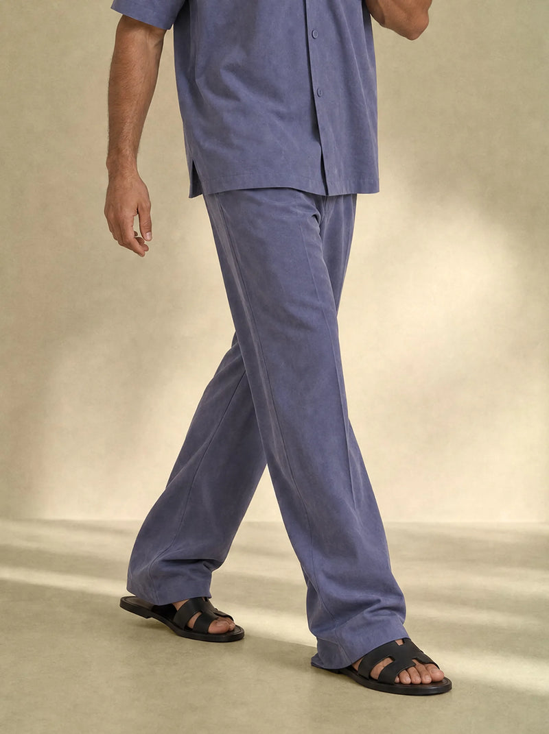 Brushed Linen Tailor Pants