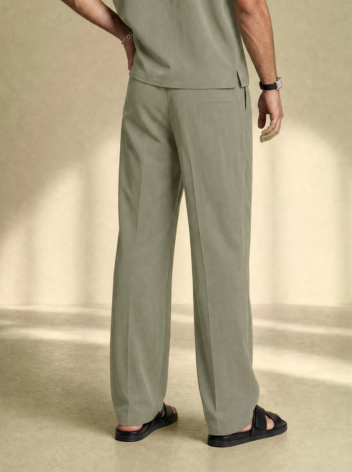 [men] Brushed Linen Tailor Pants