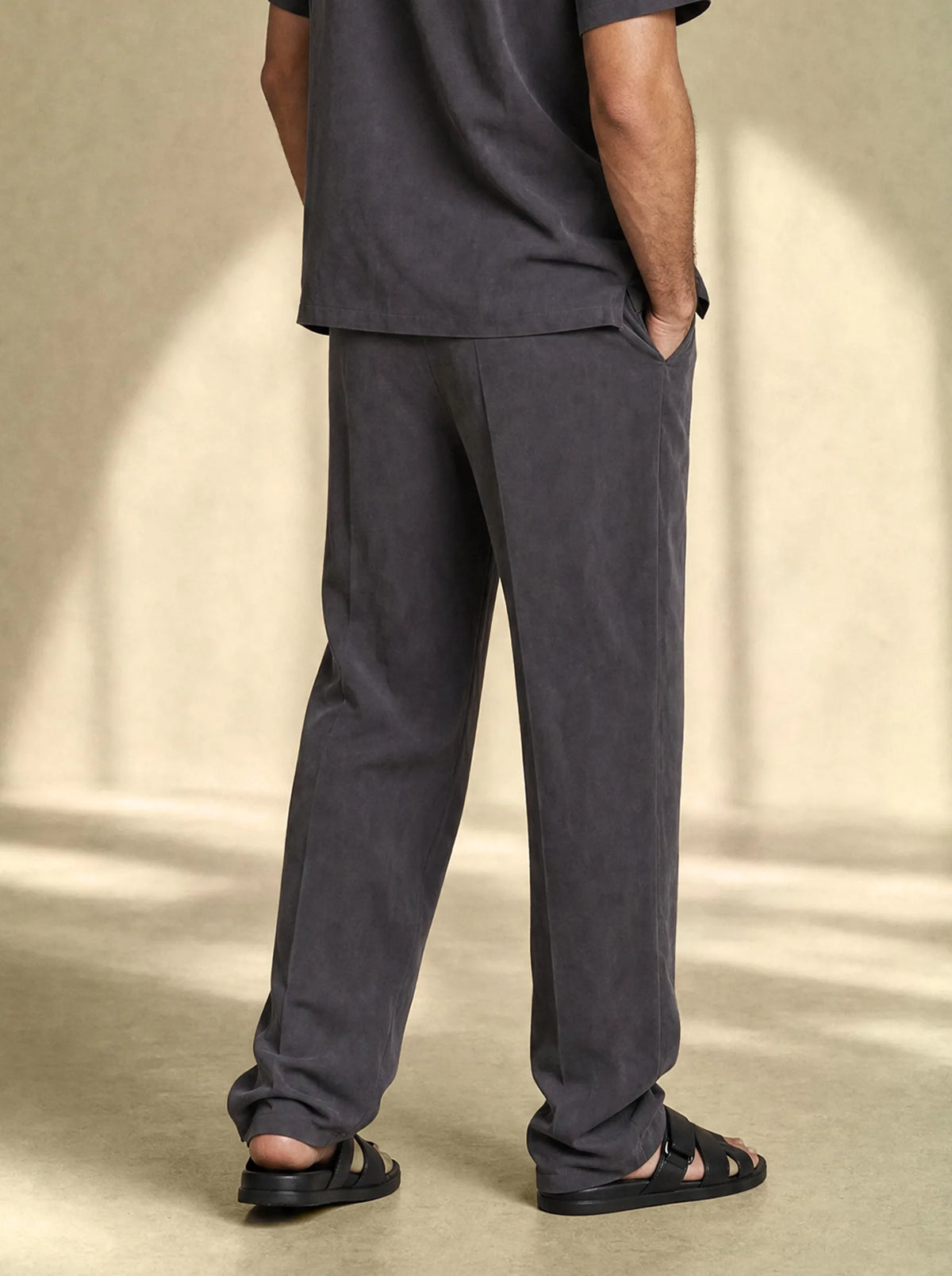 [men] Brushed Linen Tailor Pants