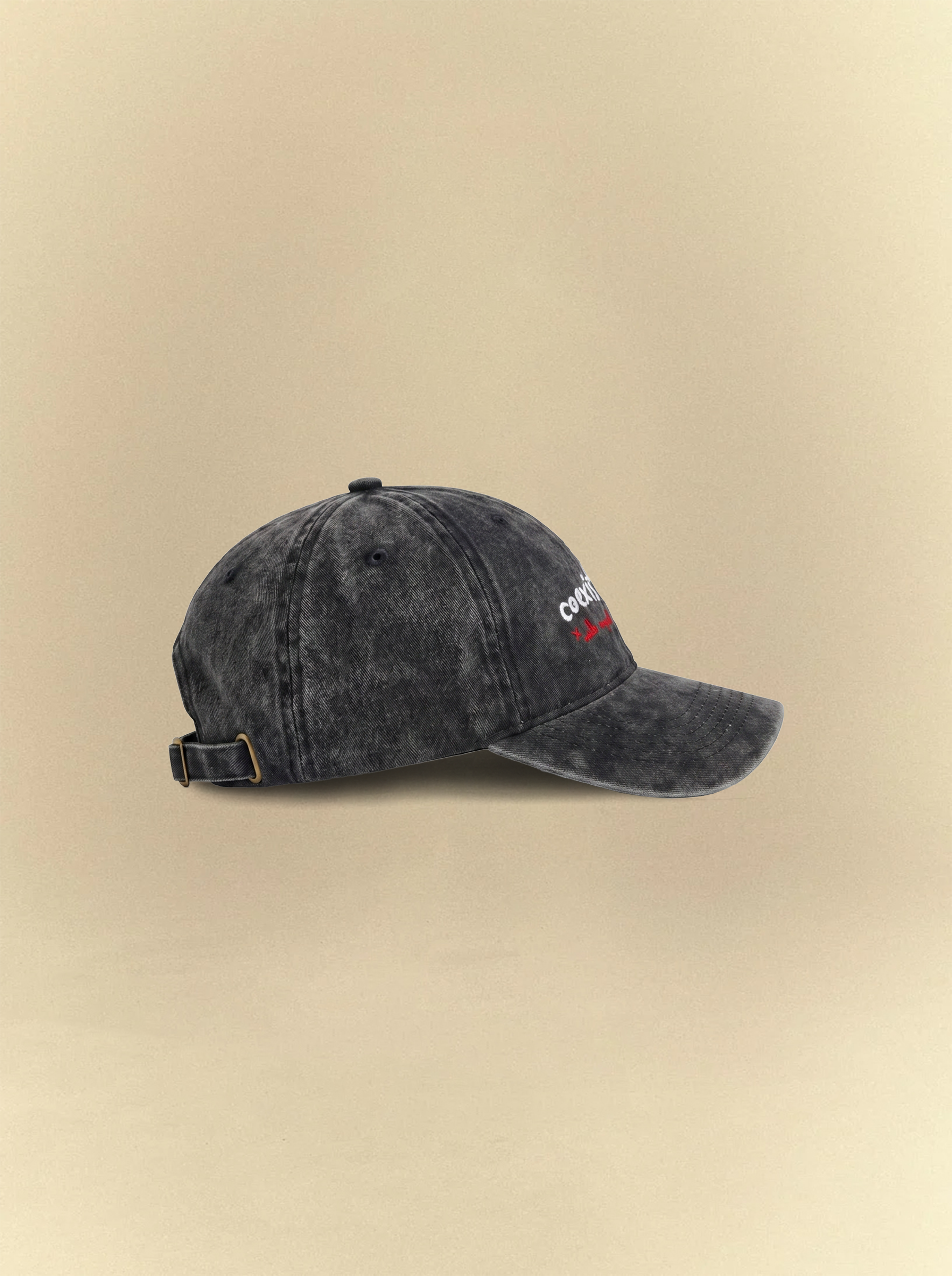 [unisex] Coexistence with myself Acid Black Cap
