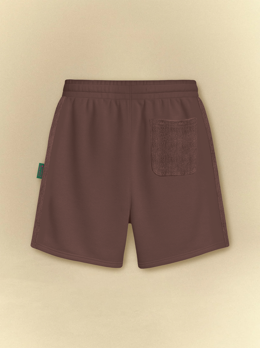 [unisex] Dark Chestnut Four Pockets Sweat Shorts