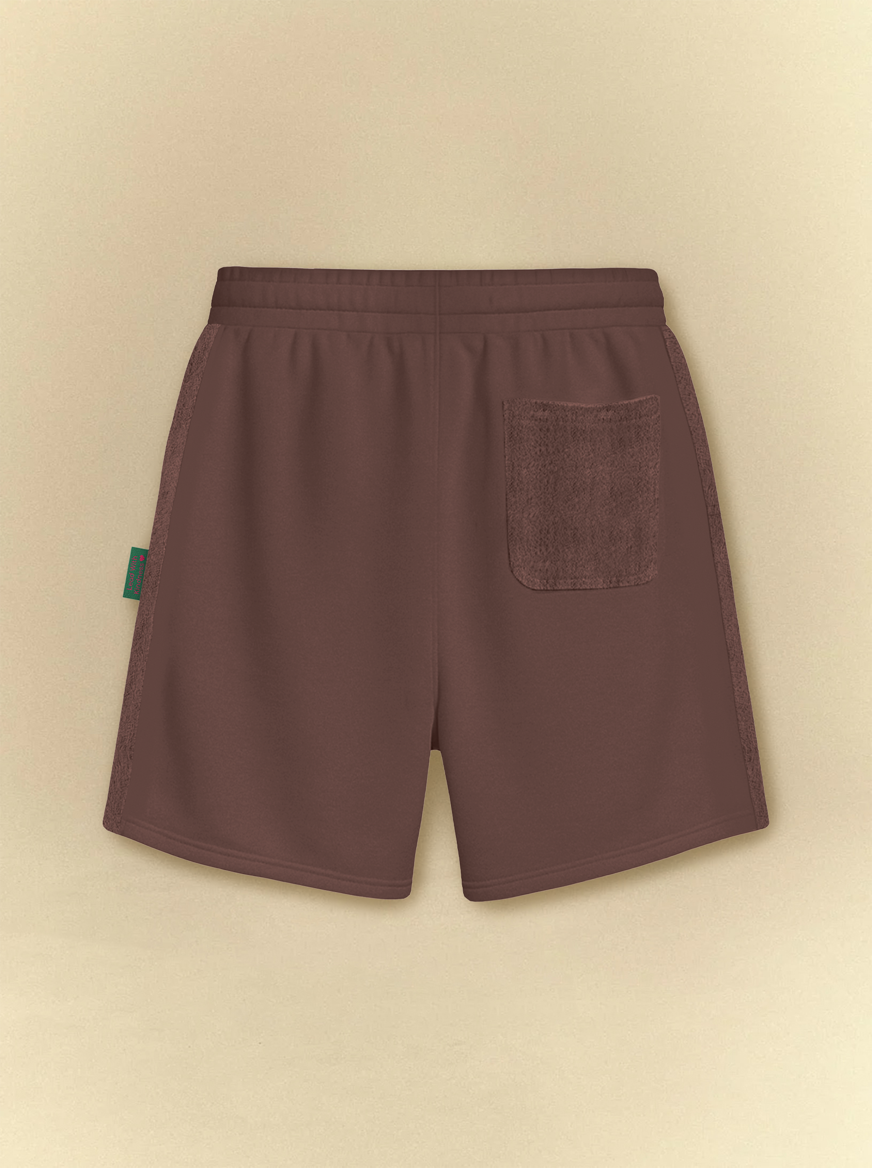 [unisex] Dark Chestnut Four Pockets Sweat Shorts