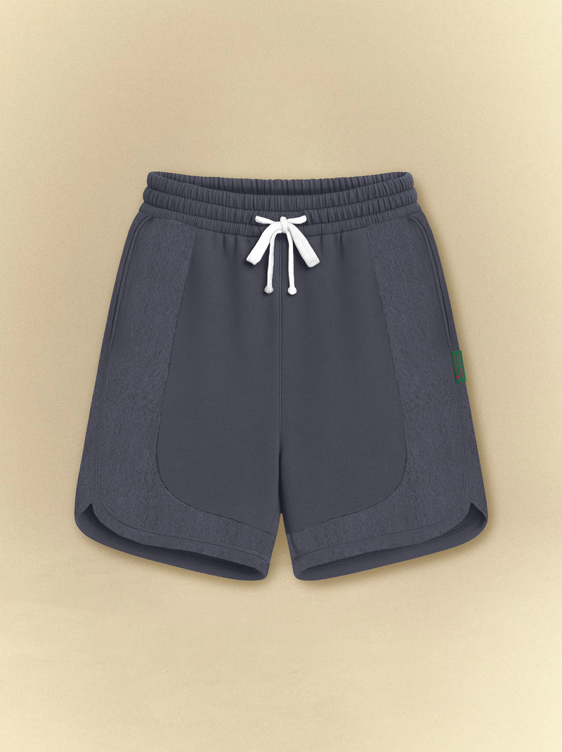 Deep Navy Dolphin Hem Sweat Shorts