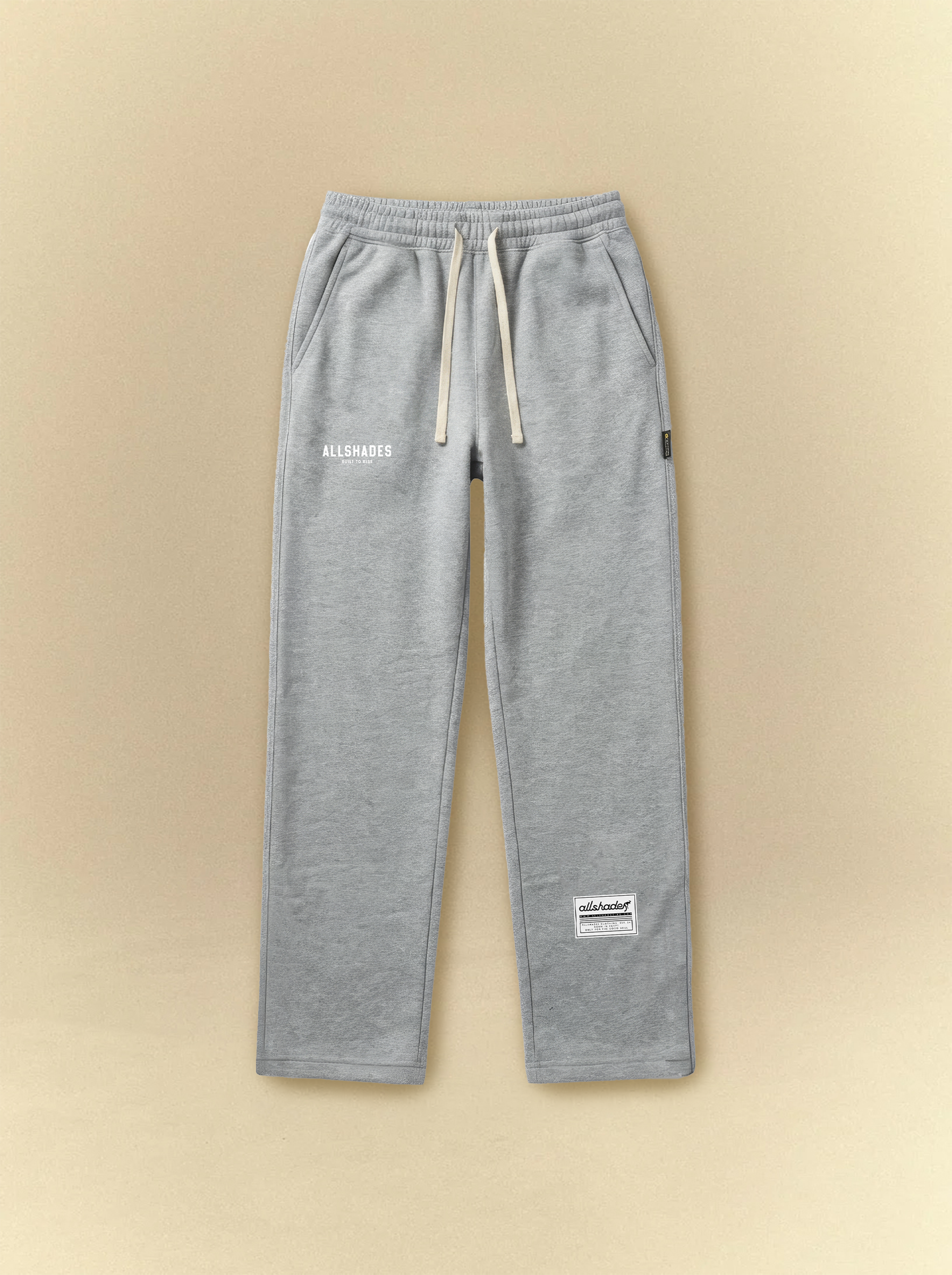 [unisex] Heather Gray Patched Sweatpants V2.0