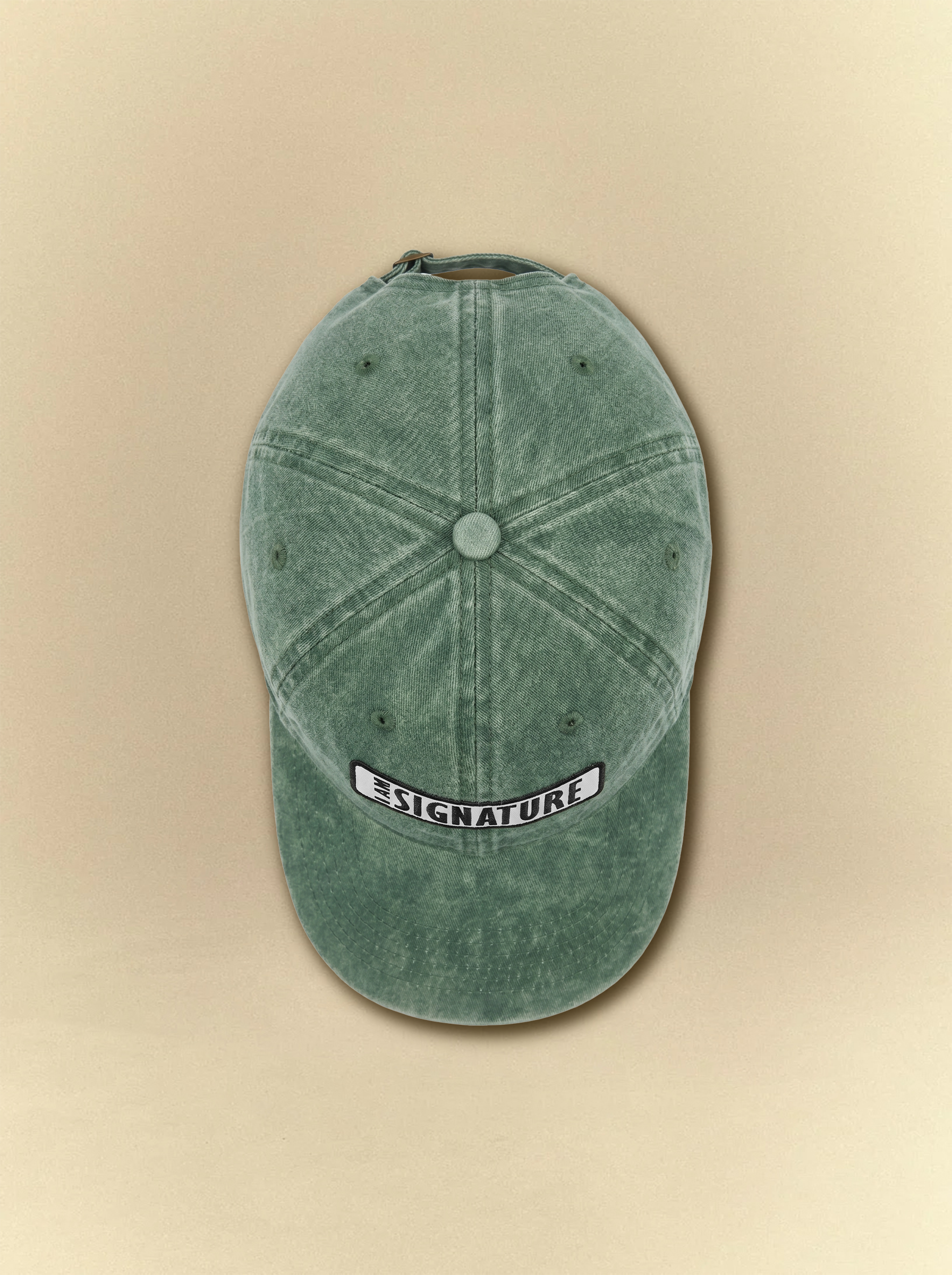 [unisex] I AM SIGNATURE Acid Green Cap