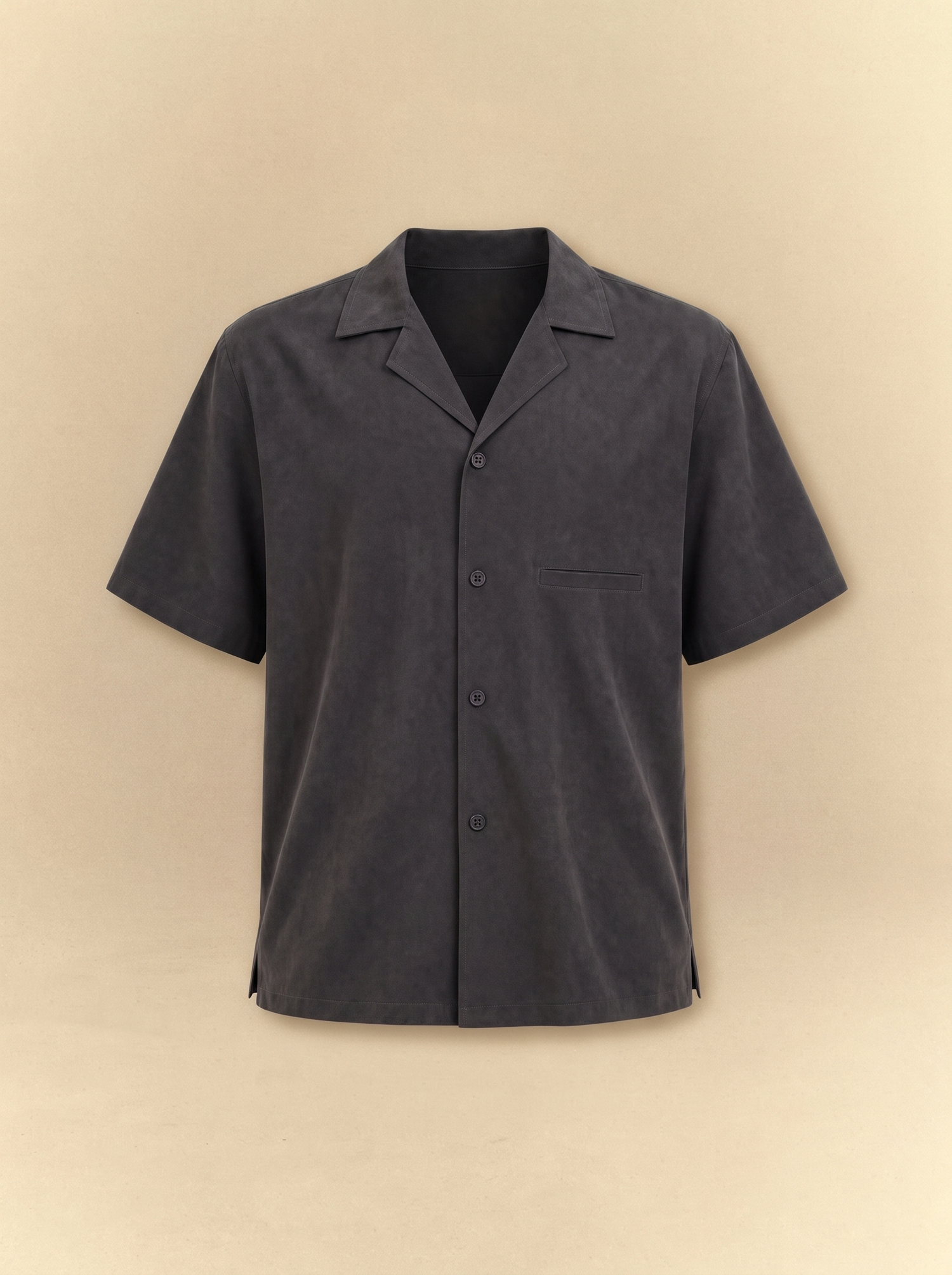 [unisex] Brushed Linen Shirt
