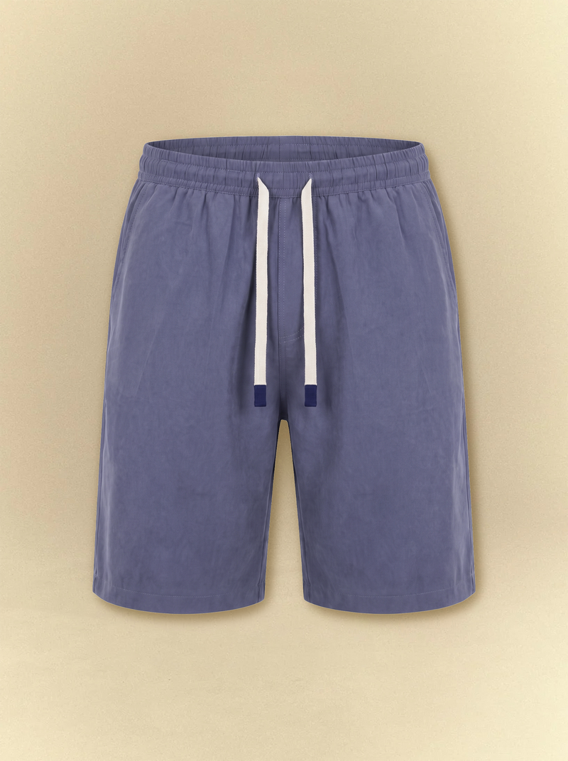 Brushed Linen Tailored Shorts