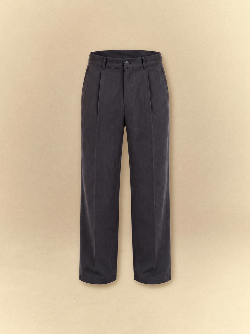 Brushed Linen Tailor Pants