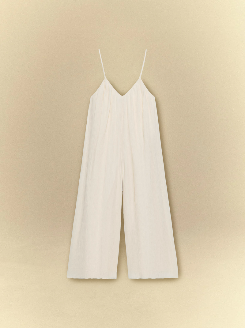 Textured Strappy Jumpsuit