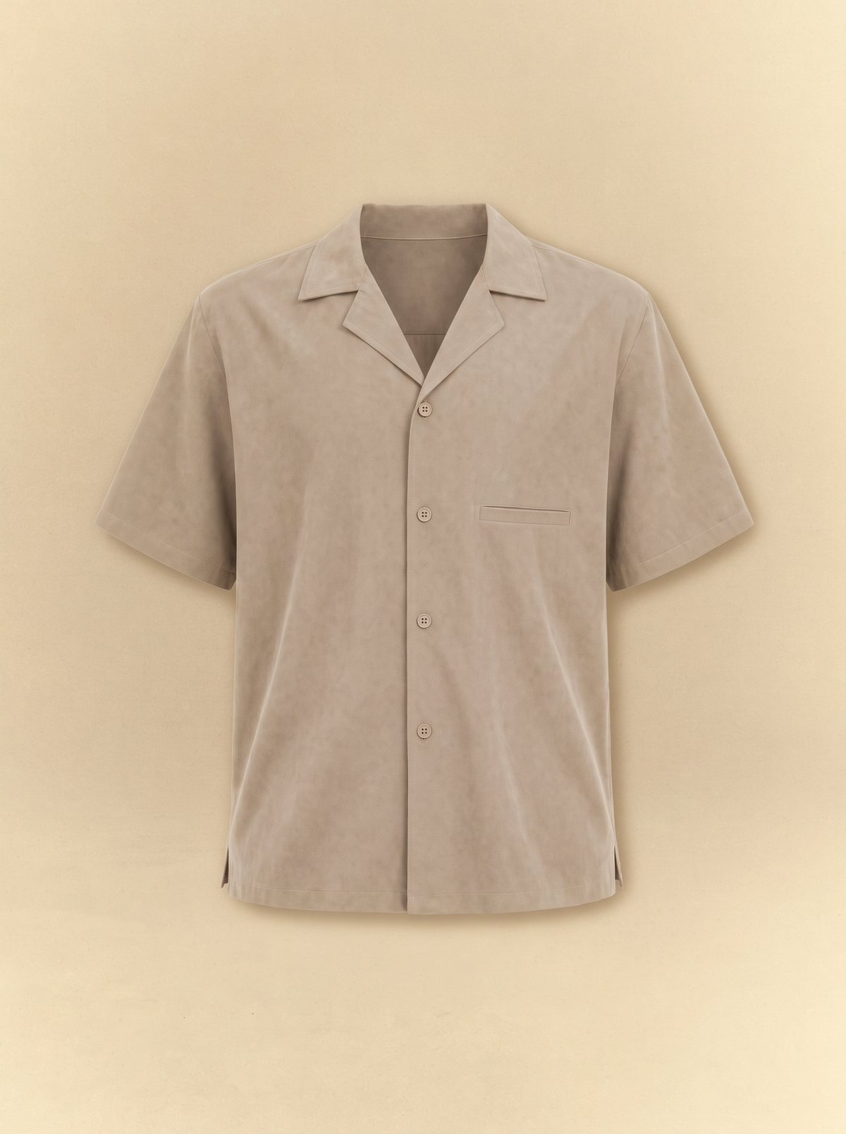 [unisex] Brushed Linen Shirt
