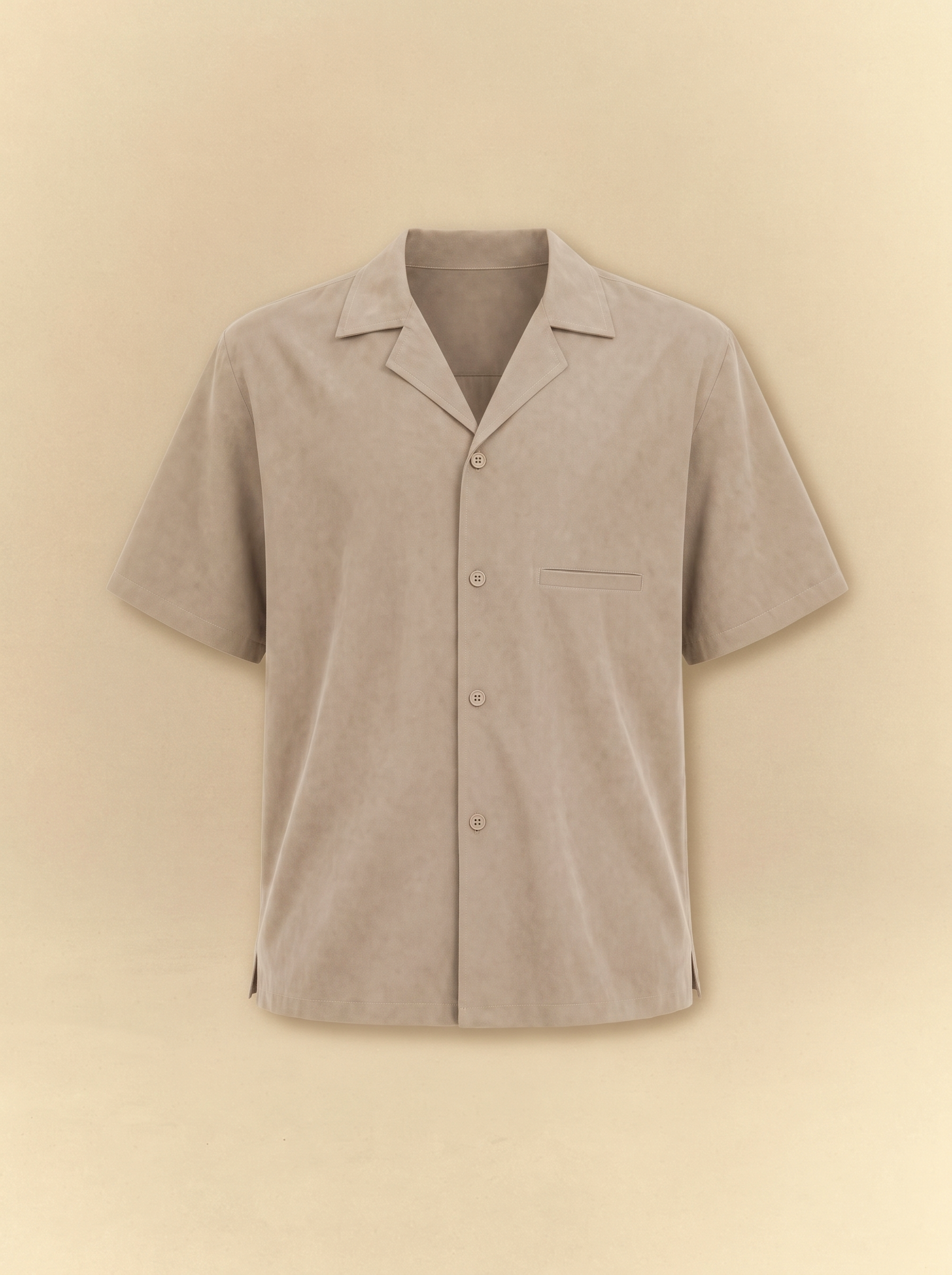 [unisex] Brushed Linen Shirt