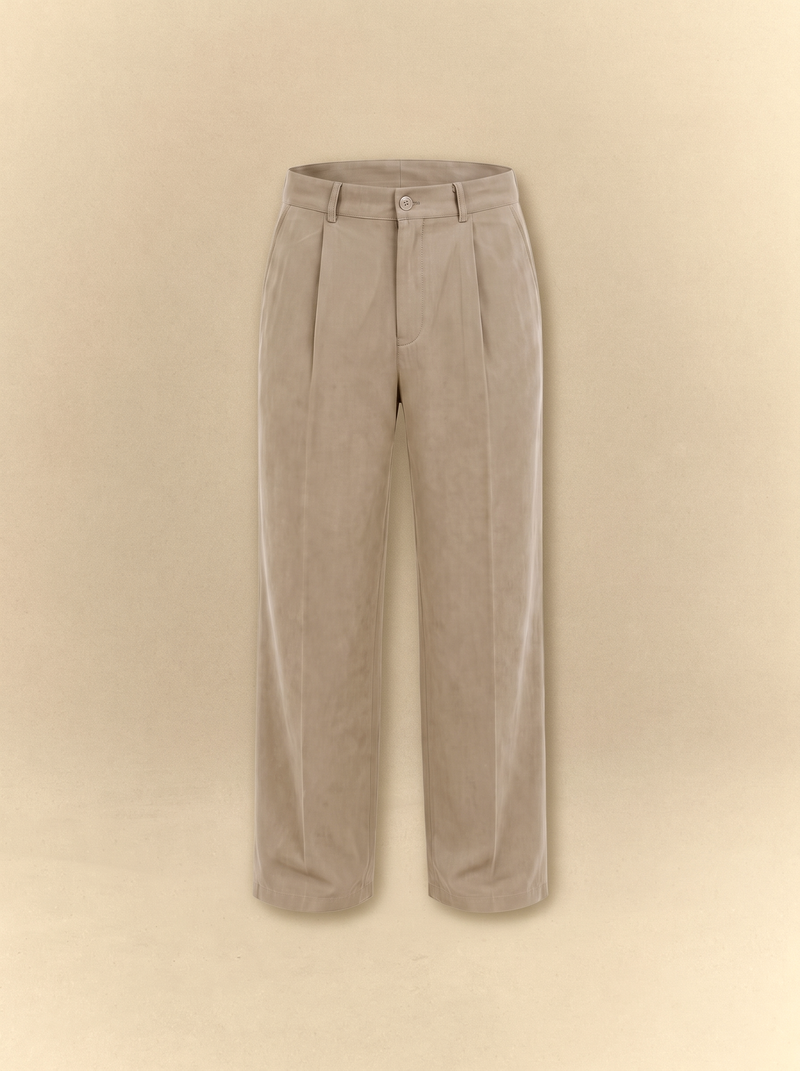 Brushed Linen Tailor Pants