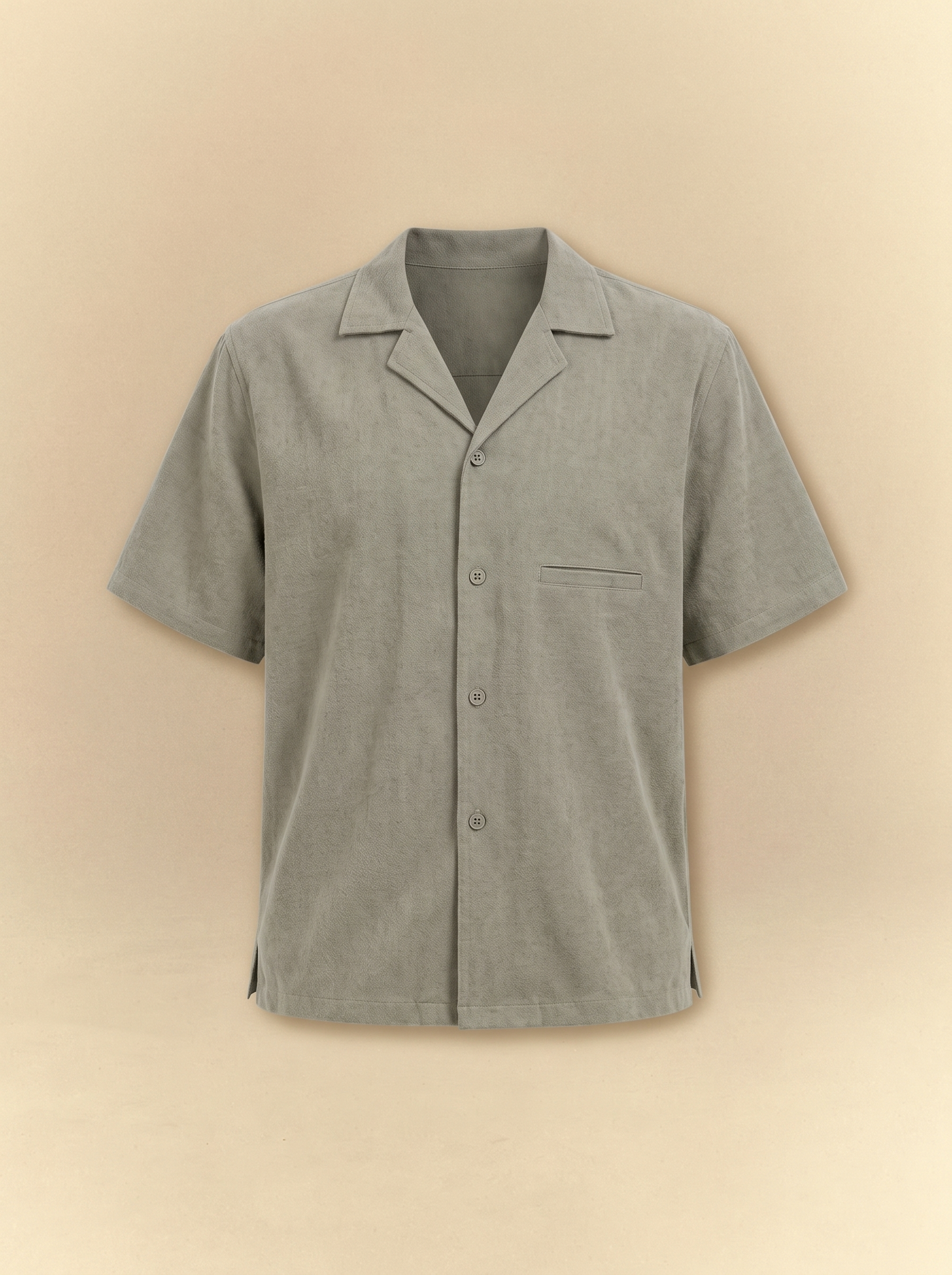 [unisex] Brushed Linen Shirt