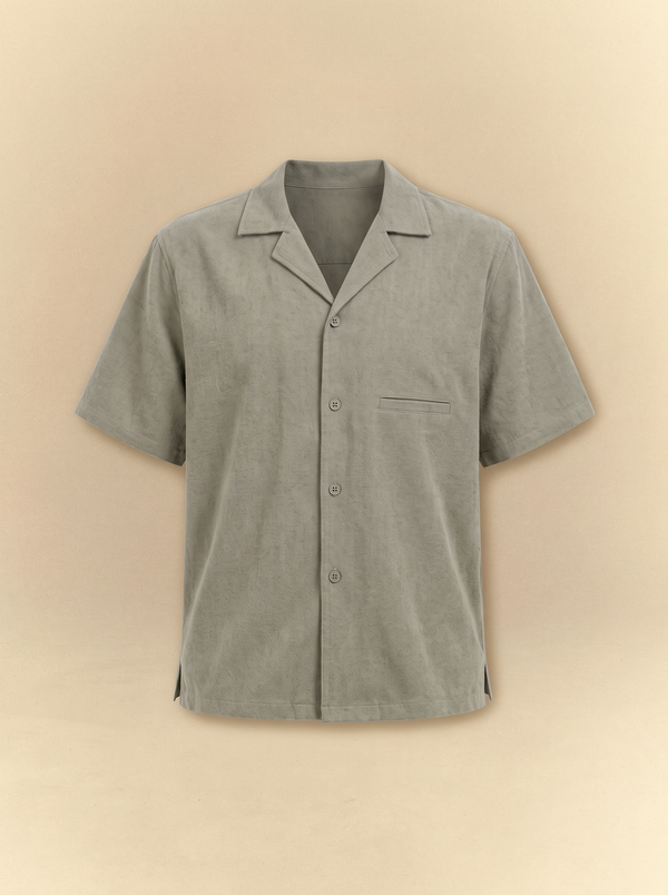 [unisex] Brushed Linen Shirt