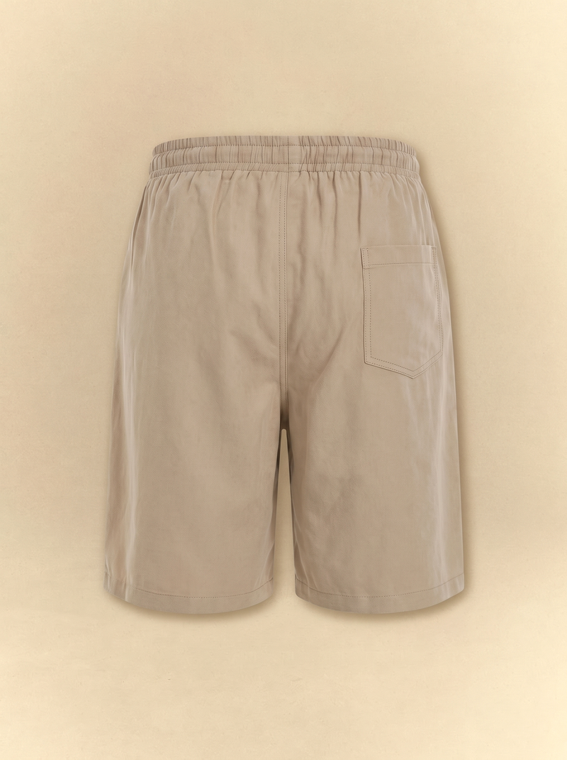 Brushed Linen Tailored Shorts