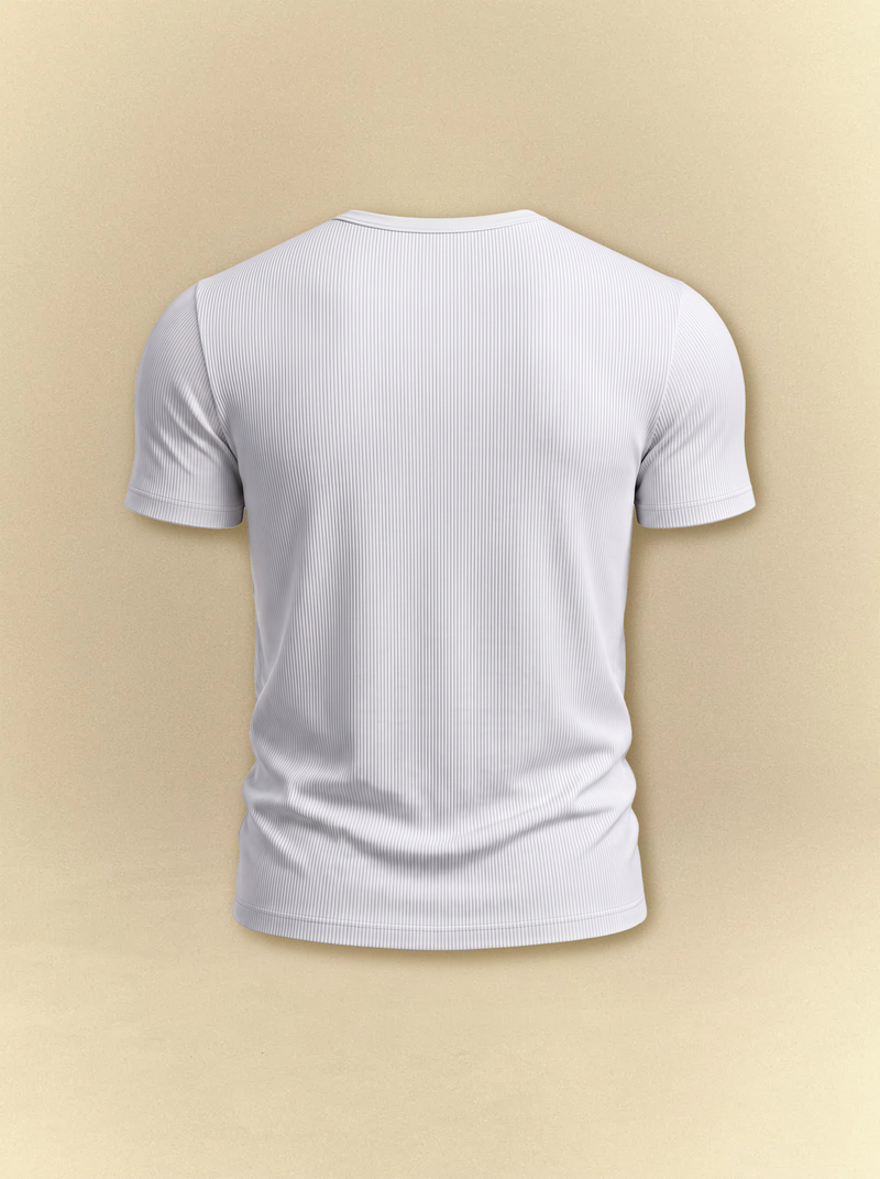Wide Plain Placket Henley