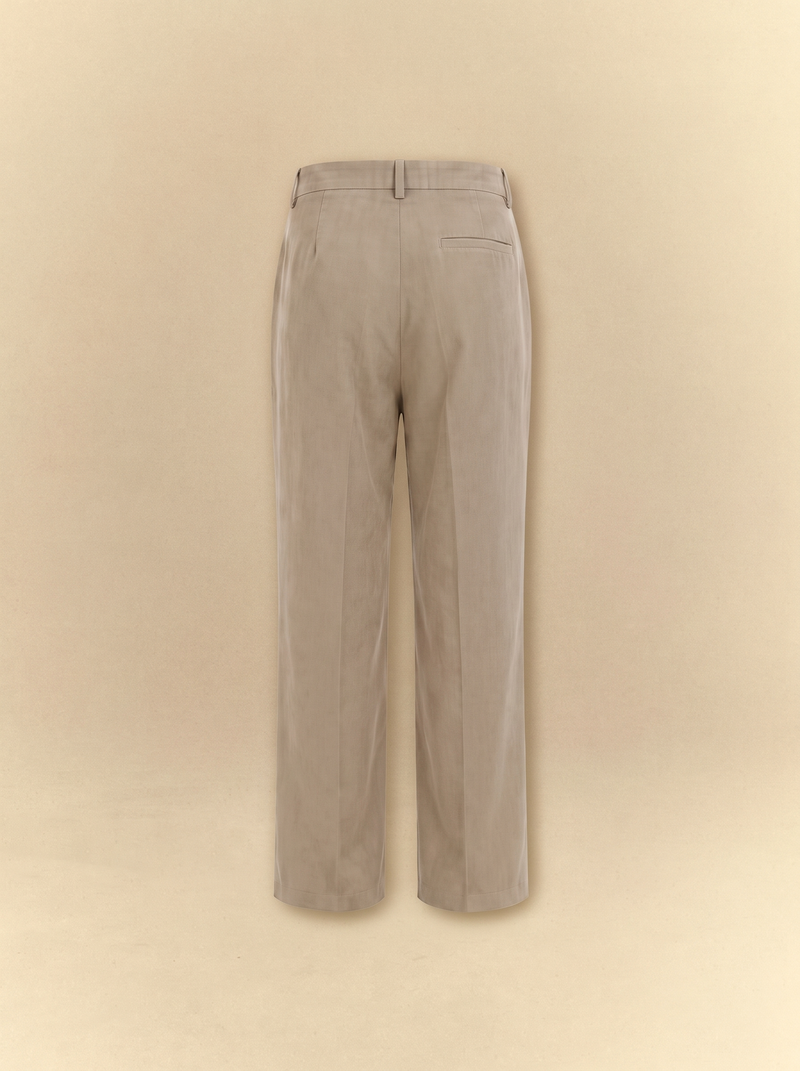 Brushed Linen Tailor Pants