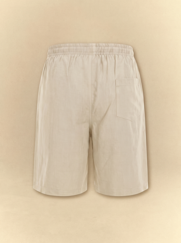 [unisex] Brushed Linen Tailored Shorts