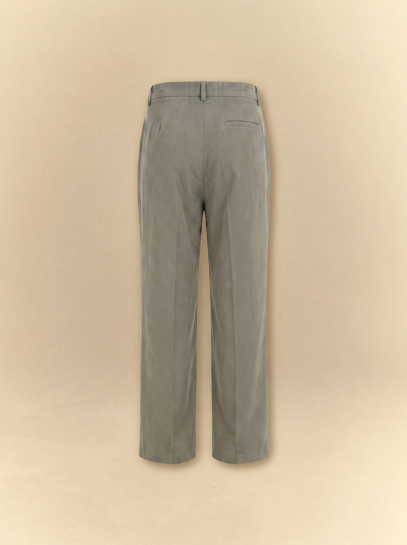 Brushed Linen Tailor Pants