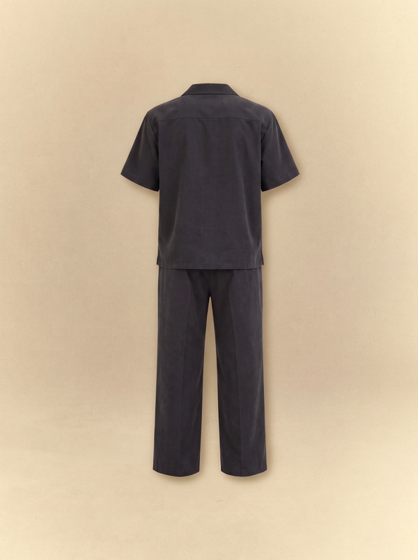 [unisex] Brushed Linen Shirt + Pants Set