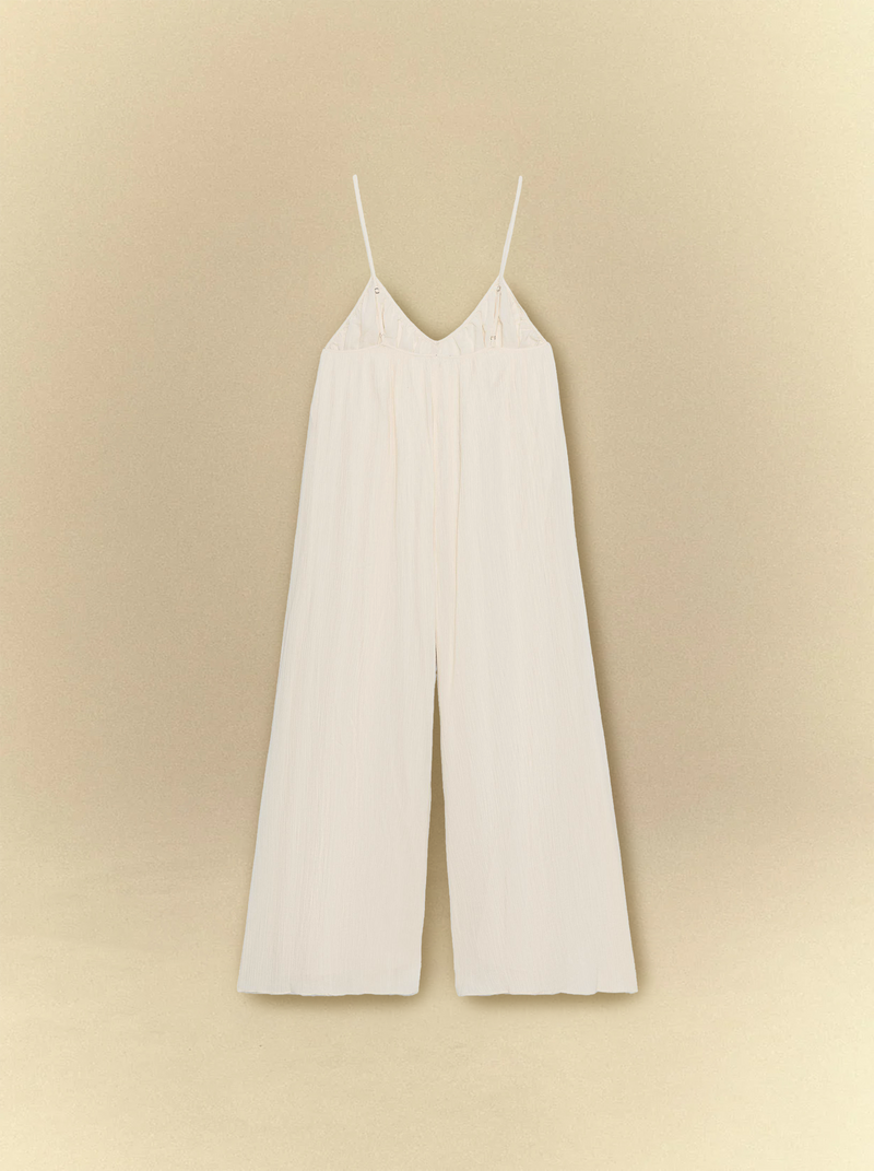 Textured Strappy Jumpsuit