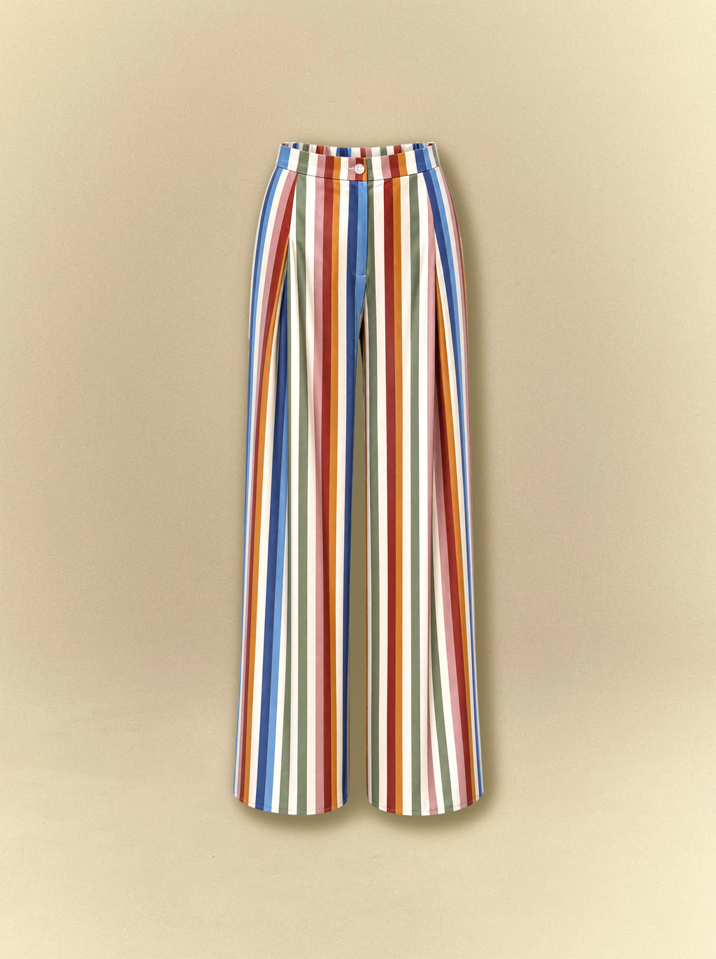 [unisex] Multi Color Stripped Satin Co-ord Set