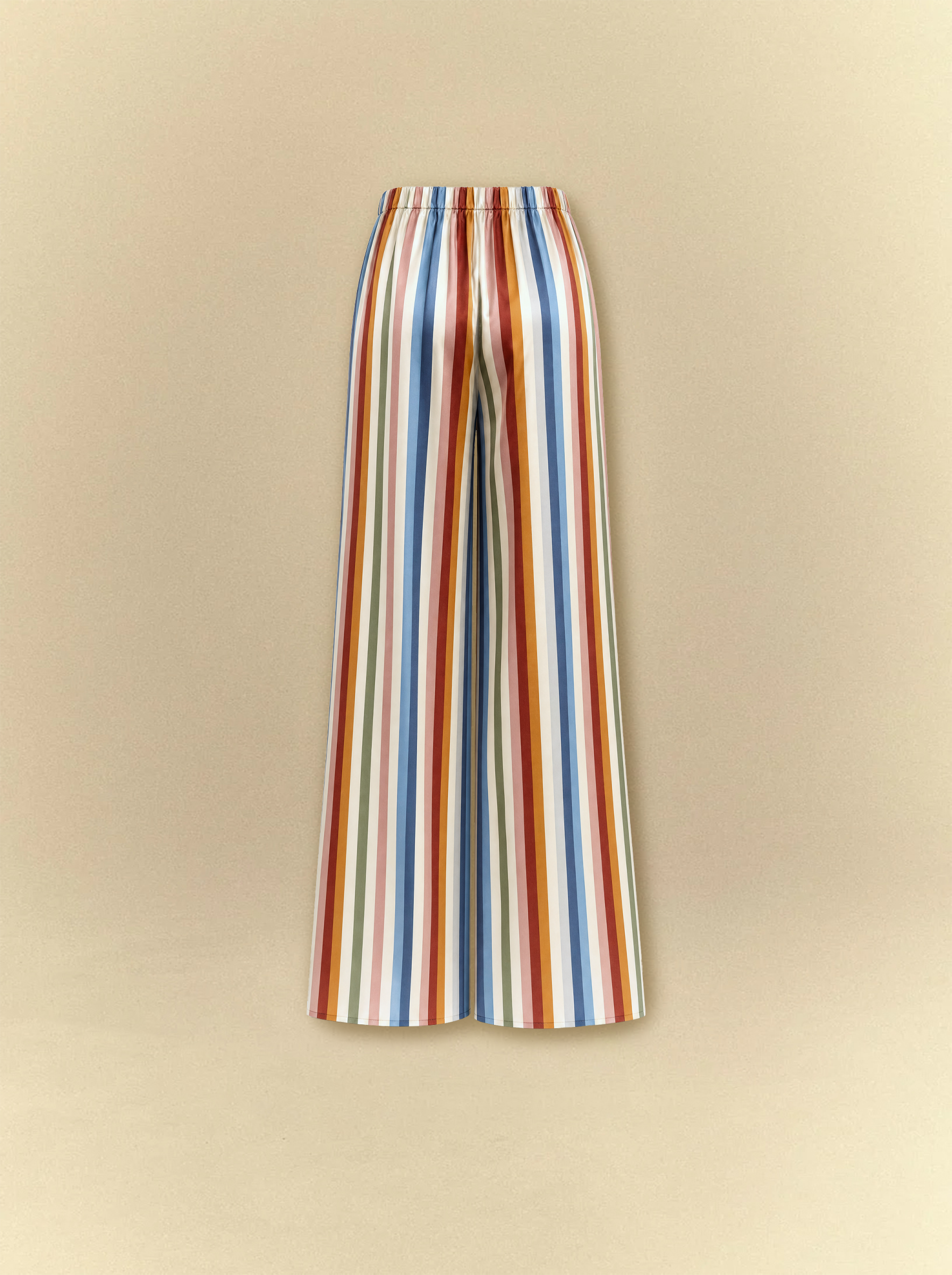 [unisex] Multi Color Stripped Satin Co-ord Set