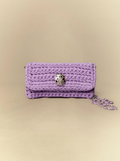 Kawaii Mauve Crochet Clutch