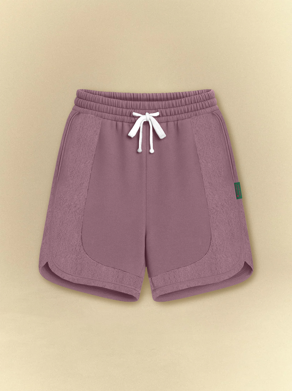 [unisex] Light Violet Dolphin Hem Sweat Shorts