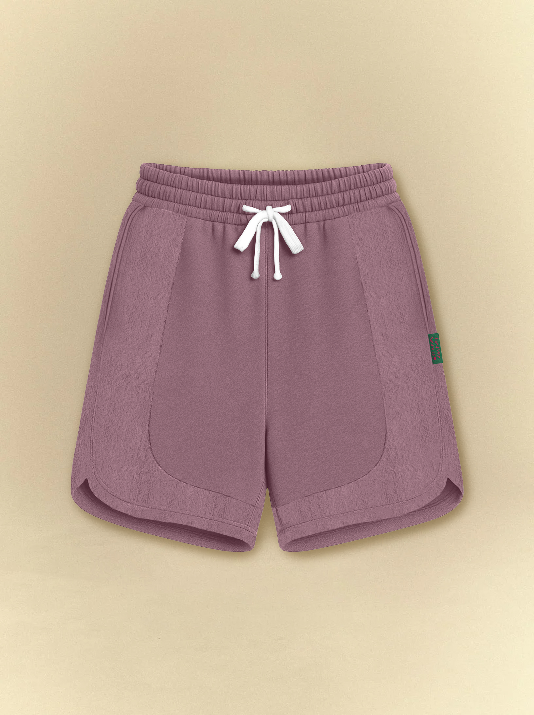 [unisex] Light Violet Dolphin Hem Sweat Shorts